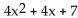 <strong>For the given functions f and g, find the requested composite function. f(x)= , g(x)= 4x - 3; Find (g ∘ f)(x).</strong> A) B) C) D)