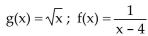 <strong>Find functions f and g so that f ∘ g = H. H(x)= </strong> A) B) C) D)