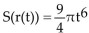 <strong>Solve the problem. The surface area of a balloon is given by where r is the radius of the balloon. If the radius isincreasing with time t, as the balloon is being blown up, according to the formula find thesurface area S as a function of the time t.</strong> A) B) C) D)