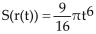 <strong>Solve the problem. The surface area of a balloon is given by where r is the radius of the balloon. If the radius isincreasing with time t, as the balloon is being blown up, according to the formula find thesurface area S as a function of the time t.</strong> A) B) C) D)