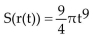 <strong>Solve the problem. The surface area of a balloon is given by where r is the radius of the balloon. If the radius isincreasing with time t, as the balloon is being blown up, according to the formula find thesurface area S as a function of the time t.</strong> A) B) C) D)