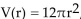 Write the word or phrase that best completes each statement or answers the question. The volume V (in cubic inches)of a cylindrical pipe with length 12 inches is given by V where ris the radius of the piston (in inches). If the radius is increasing with time t (in minutes)according to theformula find the volume V of the pipe as a function of the time t.