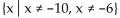 <strong>Find the domain of the composite function f ∘ g. f(x)= 7x + 42; g(x)= x + 10</strong> A) B) C) D)