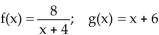 <strong>Find the domain of the composite function f ∘ g. </strong> A) B) C) D)