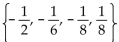 <strong>Find the inverse of the function and state its domain and range . {(6, -2), (2, -6), (8, -8), (-8, 8)}</strong> A){(-2, 6), (-6, 2), (-8, 8), (8, -8)} D = {-2, -6, -8, 8}; R = {6, 2, 8, -8} B) D = { 6, 2, 8, -8}, R = C){(8, 8), (8, 2), (-2, 6), (-8, -8)}; D = {8, 8, -2, -8}; R = {8, 2, 6, -8} D){(8, 8), (-6, 2), (-2, 2), (-8, -8)}; D = {(8, -6, -2, -8}; R = {8, 2, -8}