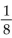 Decide whether or not the functions are inverses of each other. -f(x)= 8x - 8, g(x)= x + 1