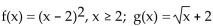 Decide whether or not the functions are inverses of each other. -