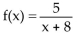 The function f is one-to-one. Find its inverse. - 