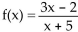 Find the inverse function of f. State the domain and range of f. -