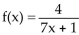 Determine i)the domain of the function, ii)the range of the function, iii)the domain of the inverse, and iv)the range of the inverse. -