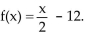 Find a formula for the inverse of the function described below. -A size 52 dress in Country C is size 14 in Country D. A function that converts dress sizes in Country C tothose in Country D is f