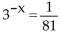 Solve the equation. - 