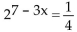 Solve the equation. - 