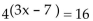 Solve the equation. - 