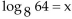 Change the logarithmic expression to an equivalent expression involving an exponent. -