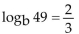 Change the logarithmic expression to an equivalent expression involving an exponent. - 