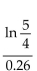 Use a calculator to evaluate the expression. Round your answer to three decimal places -