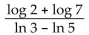 Use a calculator to evaluate the expression. Round your answer to three decimal places -