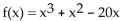 <strong>Form a polynomial whose zeros and degree are given. Use a leading coefficient of 1. Zeros: 0, - 5, 4; degree 3</strong> A) B) C) D)