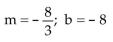 <strong>Determine the slope and y-intercept of the function. </strong> A) B) C) D)
