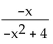 <strong>Find the value for the function. Find f(-x)when f(x)= </strong> A) B) C) D)