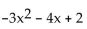 <strong>Find the value for the function. Find -f(x)when f(x)= </strong> A) B) C) D)