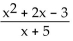 <strong>Find the value for the function. Find f(x + 1)when f(x)= </strong> A) B) C) D)