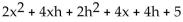 <strong>Find the value for the function. Find f(x + h)when </strong> A) B) C)2 D)