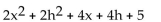 <strong>Find the value for the function. Find f(x + h)when </strong> A) B) C)2 D)