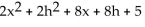 <strong>Find the value for the function. Find f(x + h)when </strong> A) B) C)2 D)