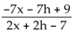 <strong>Find the value for the function. Find f(x + h)when f(x)= </strong> A) B) C) D)