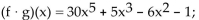 <strong>For the given functions f and g, find the requested function and state its domain. f(x)= Find f ∙ g.</strong> A) all real numbers B) all real numbers C)( D) all real numbers