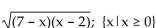 <strong>For the given functions f and g, find the requested function and state its domain. f(x)= Find f ∙ g.</strong> A)(f ∙ g)(x)= B)(f ∙ g)(x)= C)(f ∙ g)(x)= D)(f ∙ g)(x)=
