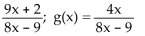 <strong>For the given functions f and g, find the requested function and state its domain. f(x)= Find f + g.</strong> A) B) C)( D)