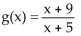 <strong>Solve the problem. Given f(x)= find the function g.</strong> A) B) C) D)