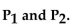 Find the distance d( between the points -