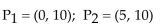 <strong>Find the distance d( between the points </strong> A)5 B)10 C) D)25