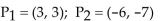 Find the distance d( between the points -