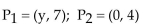 Find the midpoint of the line segment joining the points P1 and P2. -
