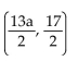 <strong>Find the midpoint of the line segment joining the points P1 and P2. </strong> A) B)17a, 13 C)a, 1 D)
