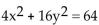 <strong>List the intercepts for the graph of the equation. </strong> A)(-4, 0), (0, -2), (0, 2), (4, 0) B)(-2, 0), (-4, 0), (4, 0), (2, 0) C)(-16, 0), (0, -4), (0, 4), (16, 0) D)(-4, 0), (-16, 0), (16, 0), (4, 0)