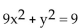 List the intercepts for the graph of the equation. - 
