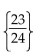 <strong>Solve the equation. 6(4x - 1)= 24</strong> A) B) C) D)