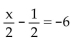 <strong>Solve the equation. </strong> A){-11} B){11} C){-13} D){13}