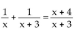 <strong>Solve the equation. </strong> A){1} B){-3} C){-1} D){3}