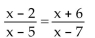 <strong>Solve the equation. </strong> A) B) C){-4} D)