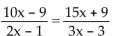 <strong>Solve the equation. </strong> A) B) C) D)