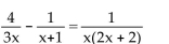 <strong>Solve the equation. </strong> A) B){-5} C) D)no solution