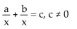 <strong>Solve the equation. The letters a, b, and c are constants. </strong> A) B) C) D)