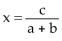 <strong>Solve the equation. The letters a, b, and c are constants. </strong> A) B) C) D)